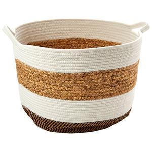 Heritage Large Cotton Rope Natural Basket