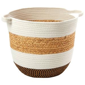 Heritage Small Cotton Rope Natural Basket