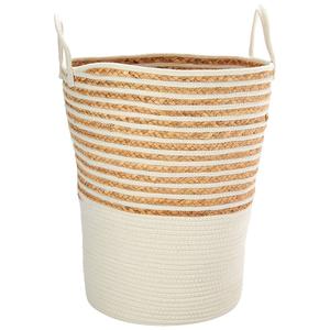 Heritage Large Stripe Rope Hyacinth Hamper
