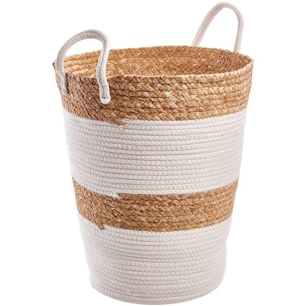Heritage XL Block Rope Hyacinth Hamper