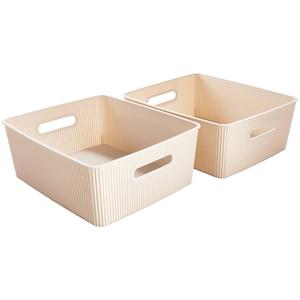 Heritage 2pc. Medium Ribbed Bins