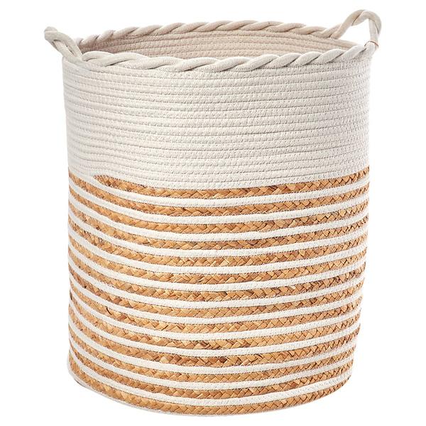 Bombay Medium Braided Water Hyacinth Hamper