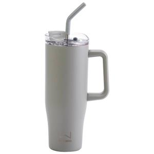 40oz. Double Wall Stainless Steel Tumbler w/ Handle - Stone