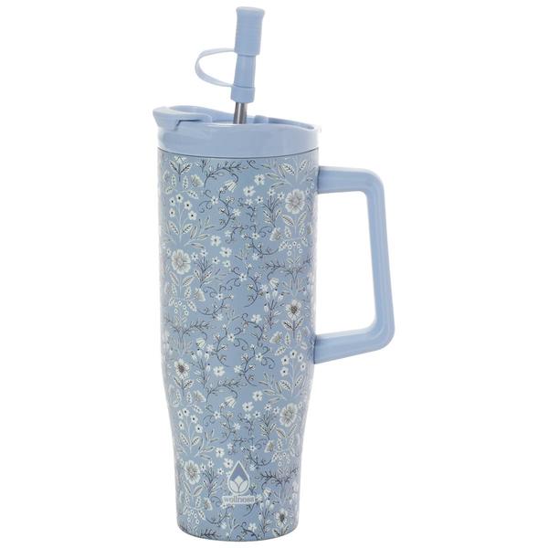 Wellness 40oz. Double Wall Heart Meadow Travel Cup