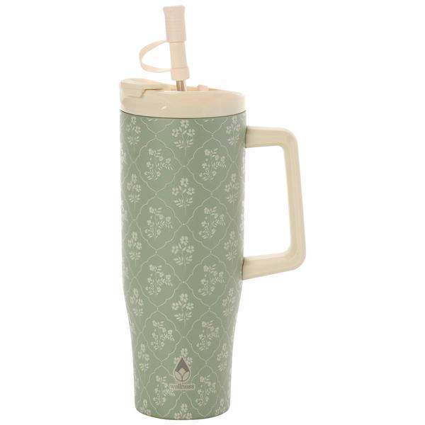 Wellness 40oz. Double Wall Pastel Meadow Travel Cup