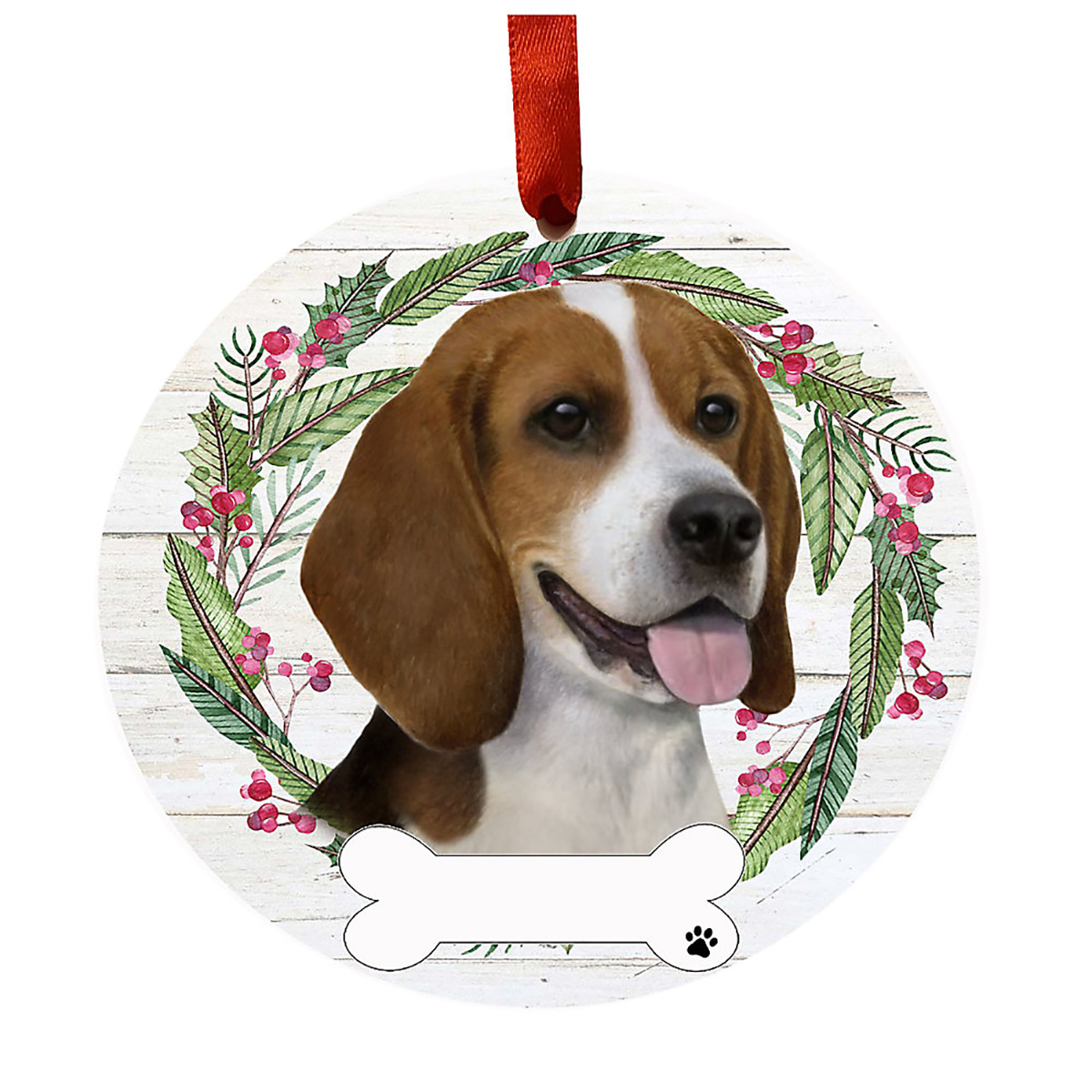 E&S Pets Beagle Wreath Ornament