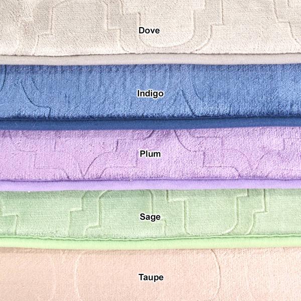Memory Foam Geometric Bath Rug alternate view