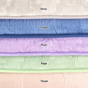 Memory Foam Geometric Bath Rug alternate view