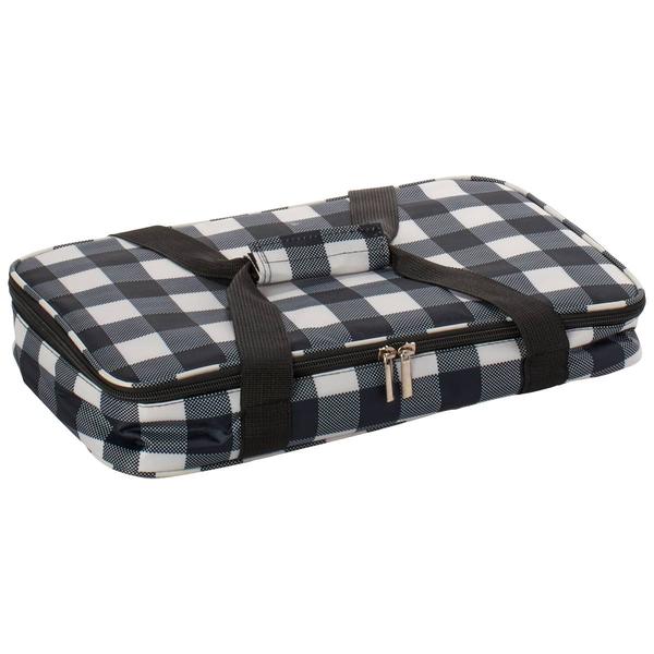 Healthy Living 3pc. Rectangle Black & White Buffalo Bake N Take alternate view
