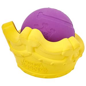 Chew King Crown & Ball Super Chew Dog Toy