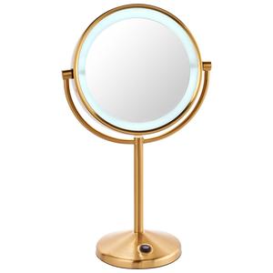 Conair(R) Brushed Brass Mirror Battery Operated