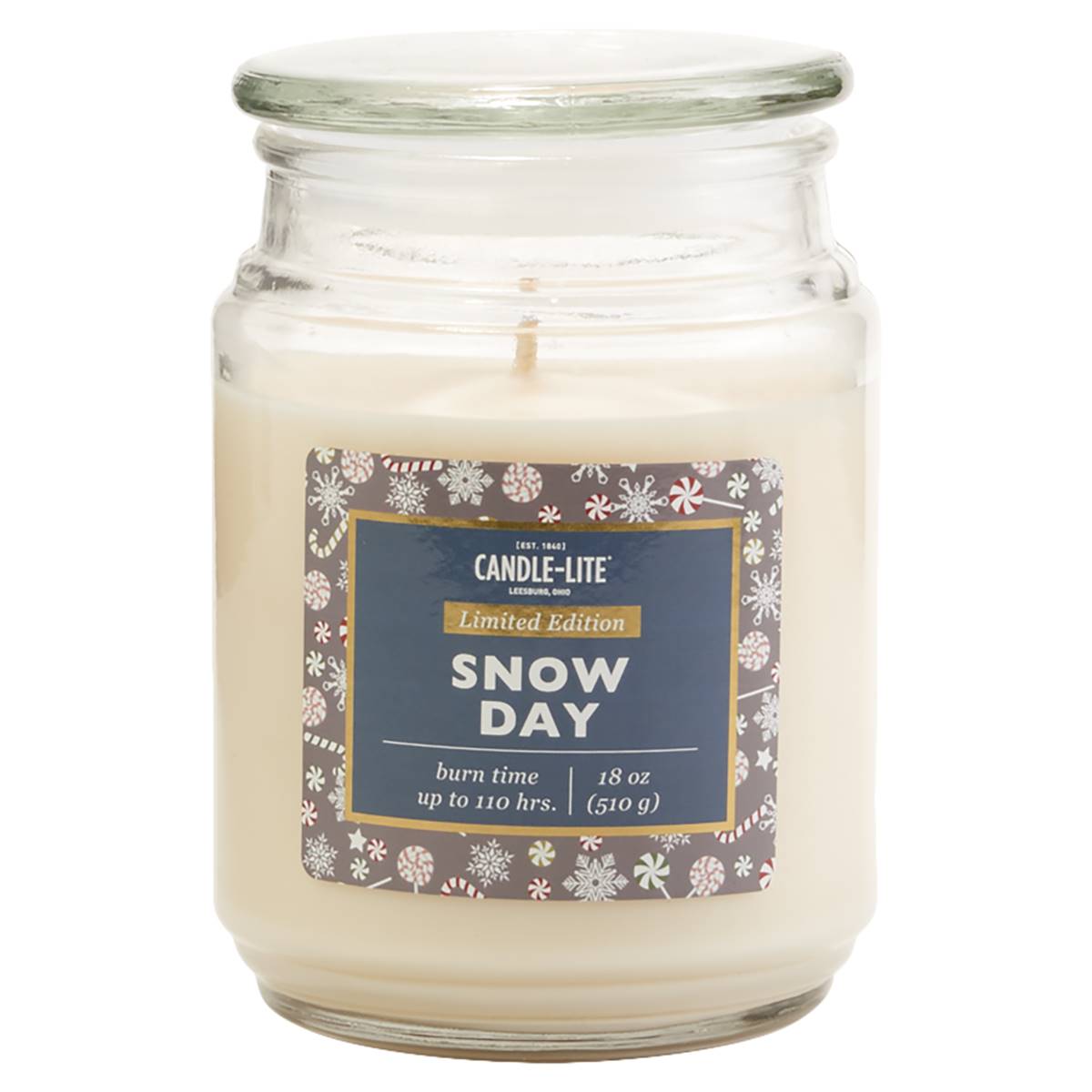Candle-lite 18oz. Snow Day Jar Candle