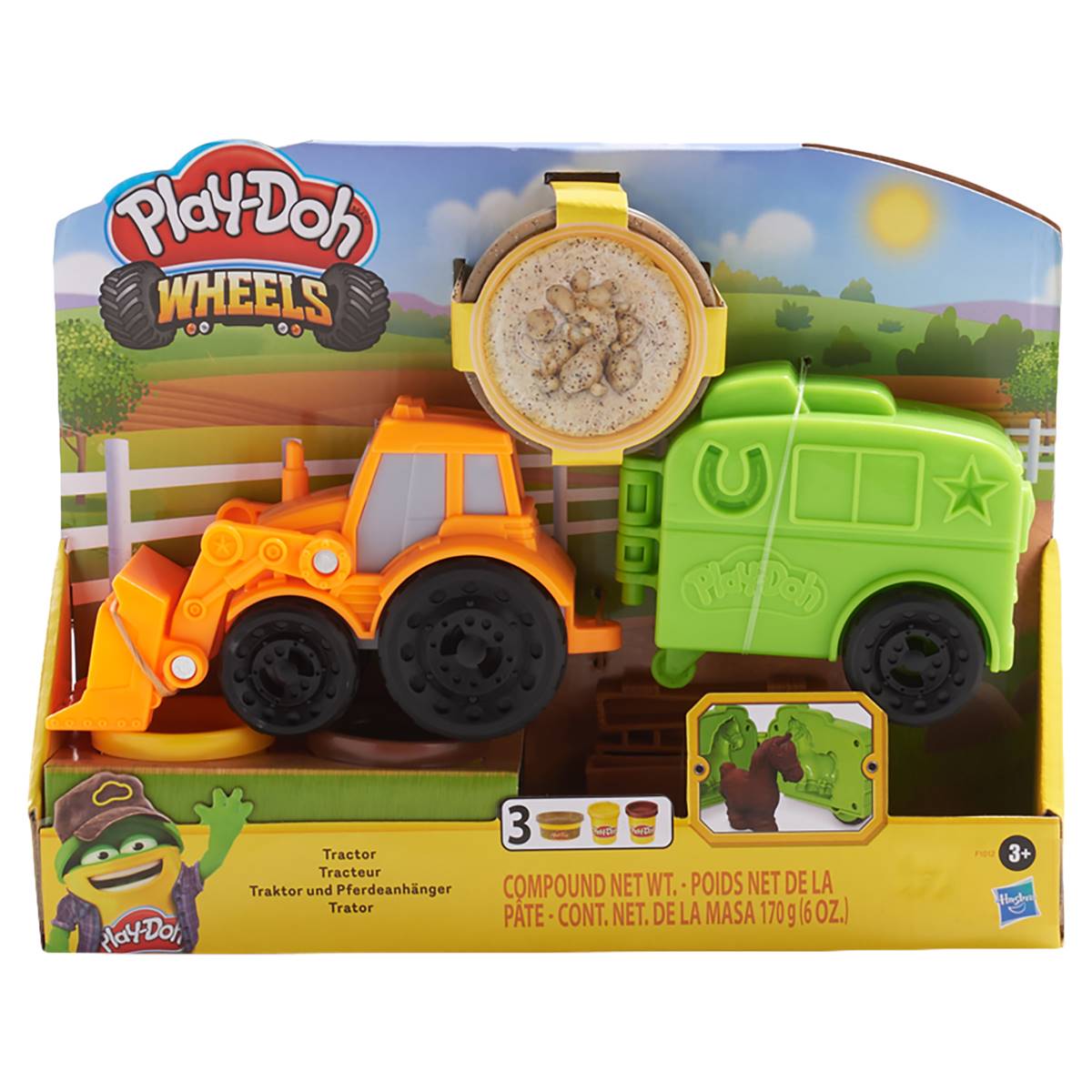 Play-Doh(R) 7in. Wheels & Tractor Set