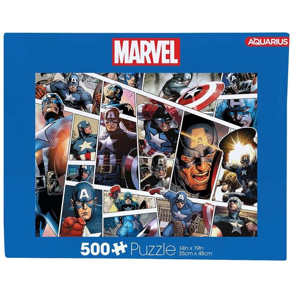 Aquarius Marvel Captain America Panels 500pc. Jigsaw Puzzle
