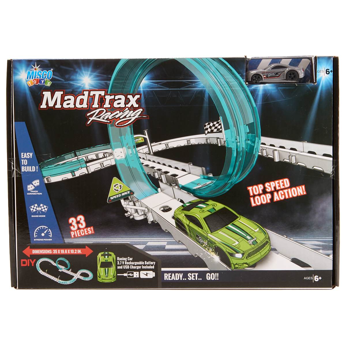 Misco Toys D.I.Y. Race Track Loop Speedway