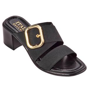 Womens Italian Shoemakers Brodie Block Heel Sandals