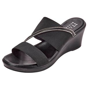 Womens Italian Shoemakers Gunner Wedge Sandals
