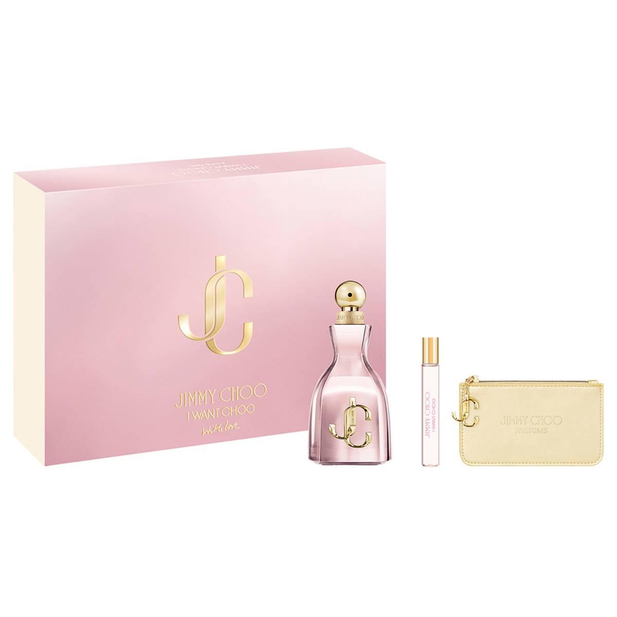 Jimmy Choo I Want Choo With Love Eau De Parfum  3pc. Set