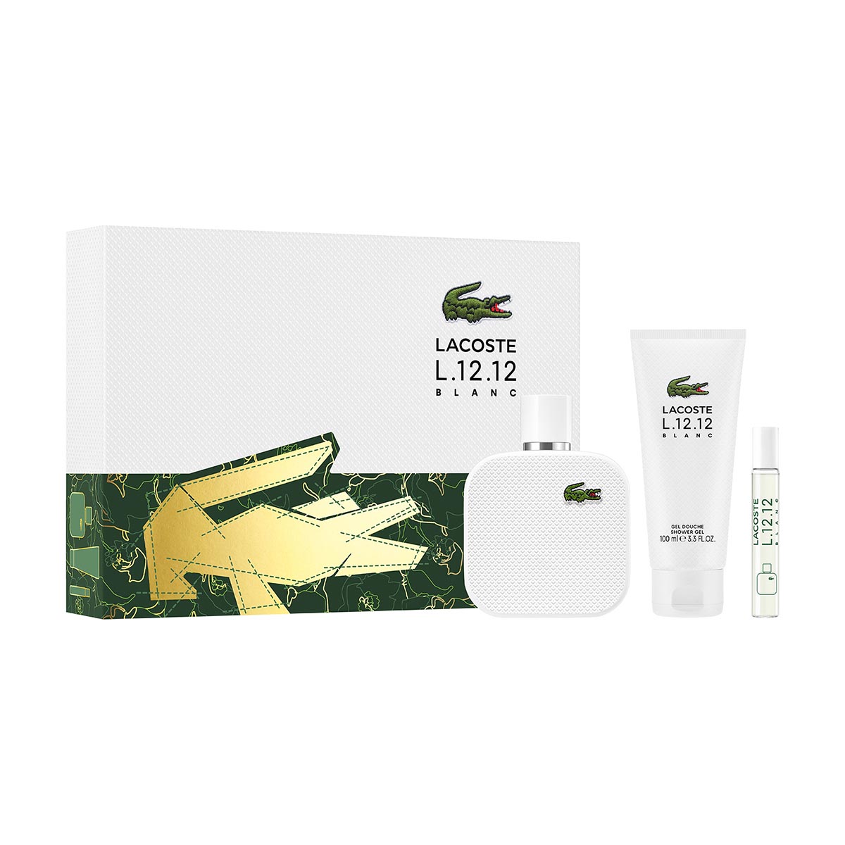 Lacoste L.12.12 Blanc 3 Piece Gift Set