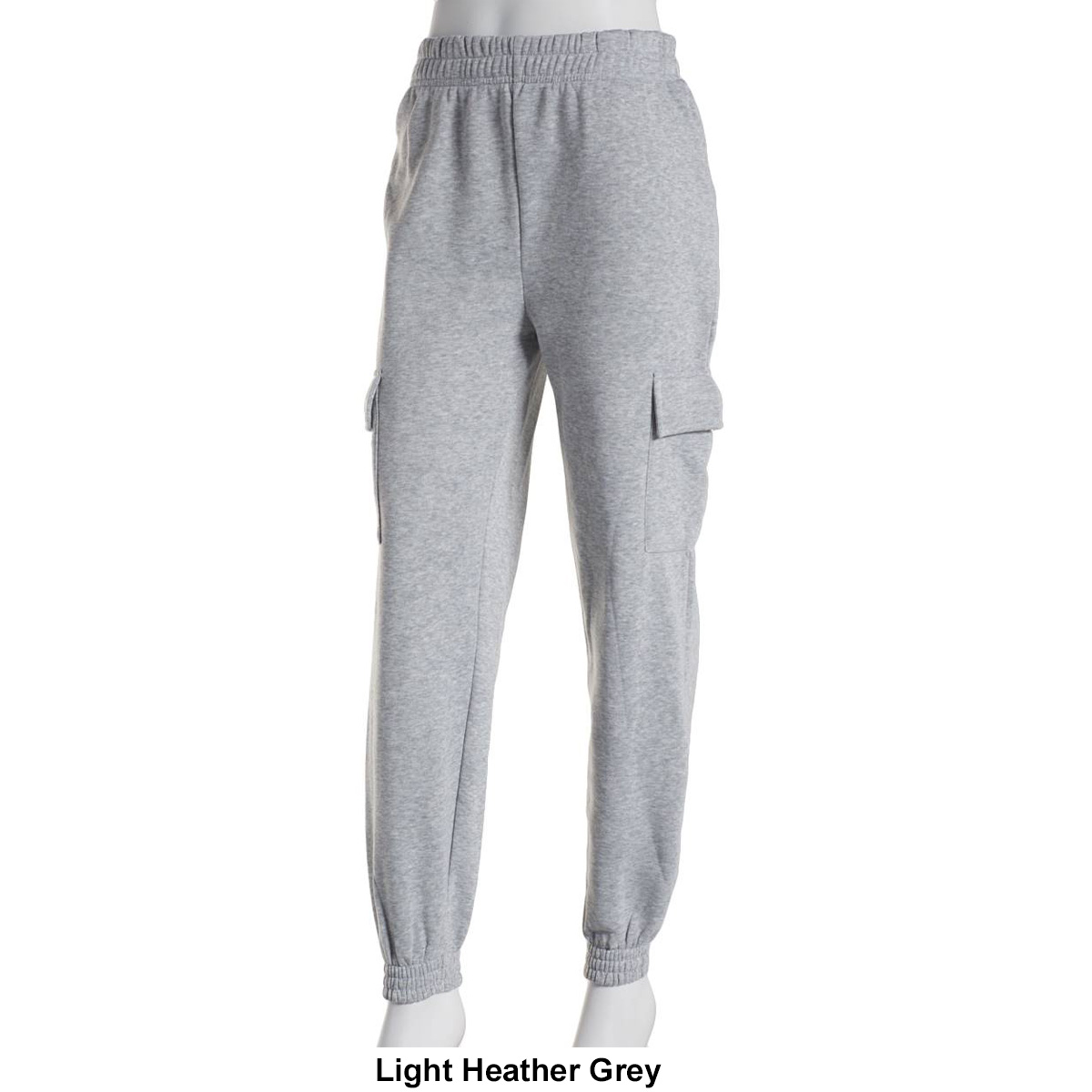 Juniors Derek Heart Fleece High Rise Cargo Joggers