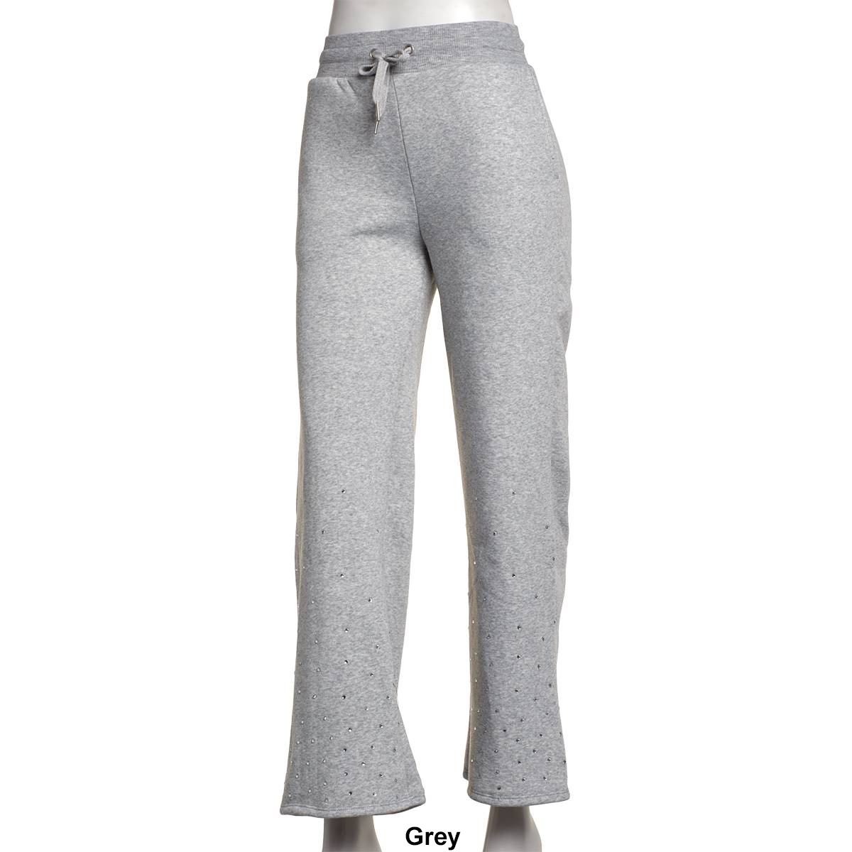 Juniors Derek Heart Flash Wide Leg Sweatpants