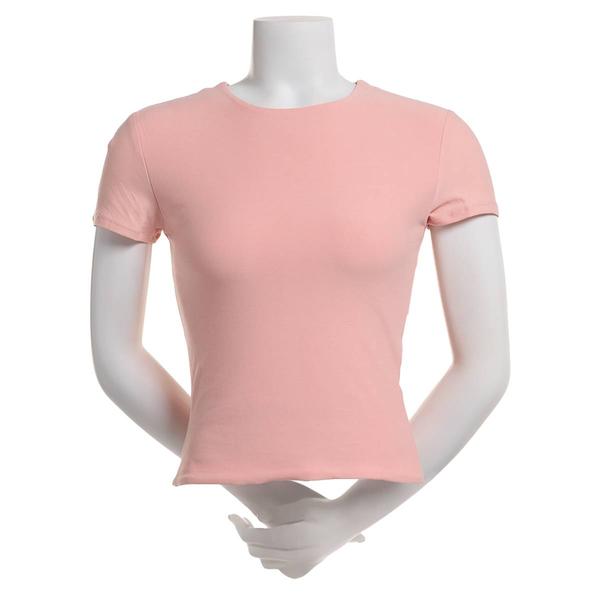 Juniors Derek Heart Short Sleeve Double Layer Tee
