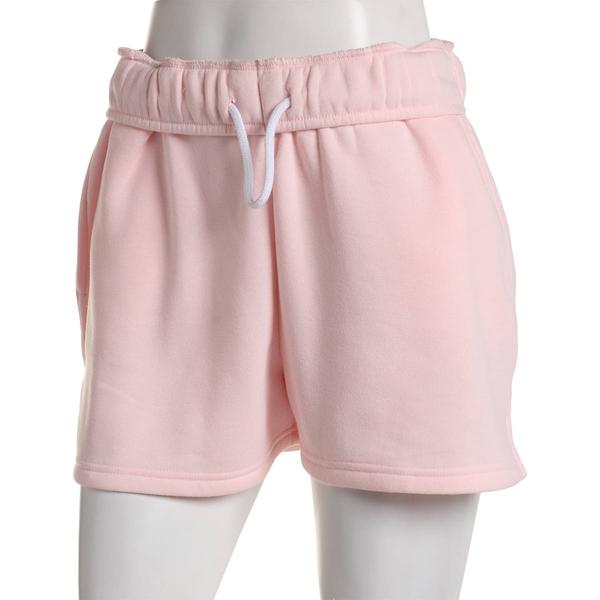 Juniors Derek Heart Fleece High-Rise Fold Over Waist Soft Shorts