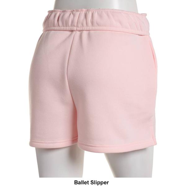 Juniors Derek Heart Fleece High-Rise Fold Over Waist Soft Shorts alternate view