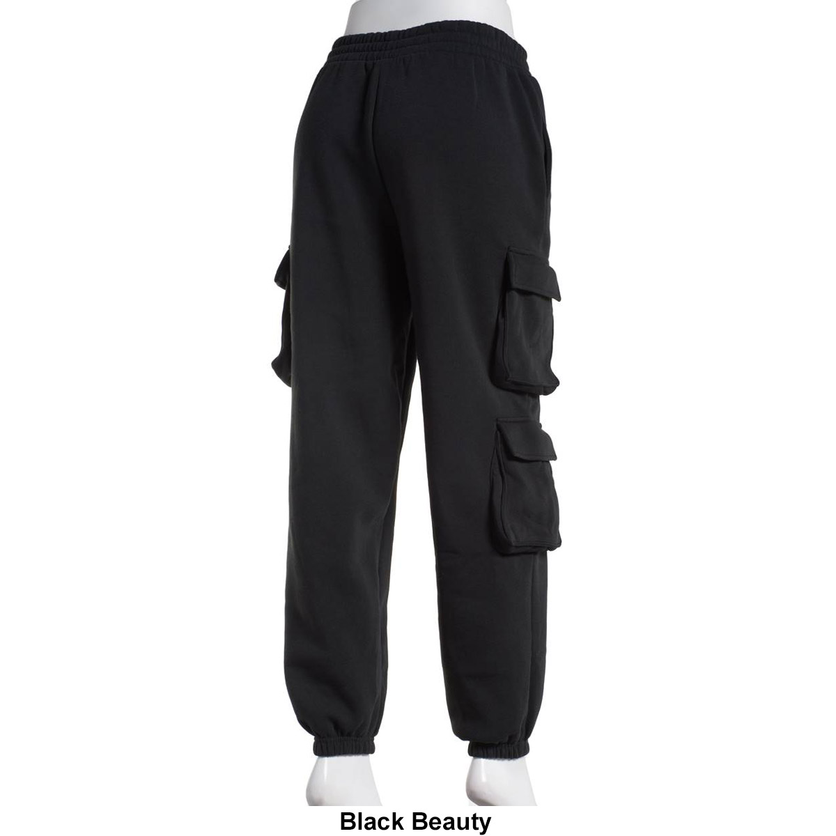 Juniors Derek Heart Oversized Cargo Sweatpants