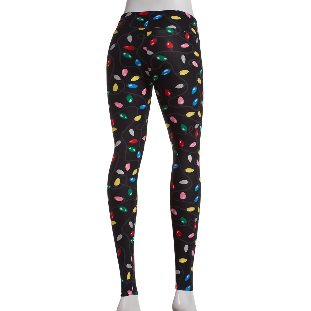 Juniors Derek Heart Glitter Holiday Lights Leggings