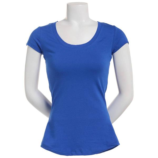 Juniors Aveto Round Neck Cap Sleeve Tee