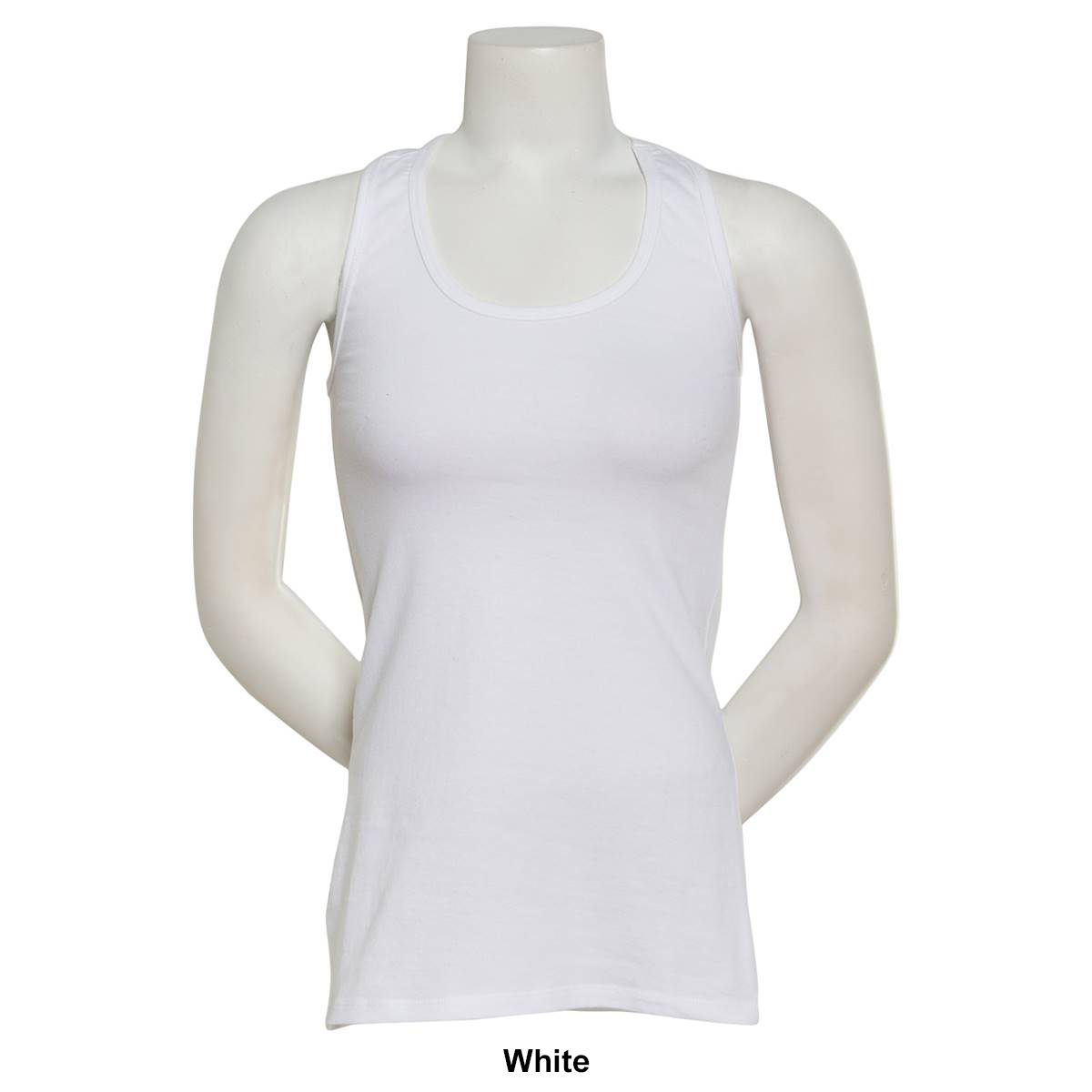 Juniors Aveto Solid Racer Back Tank Top