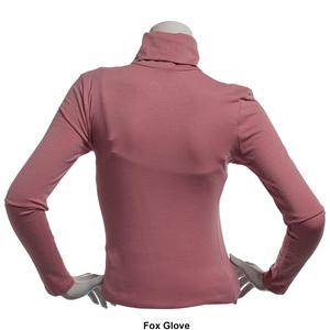 Juniors Aveto Long Sleeve Cotton Spandex Turtleneck Tee alternate view