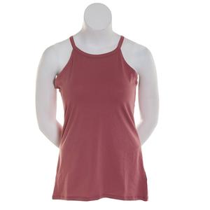 Juniors Plus Aveto Basic High Neck Tank Top