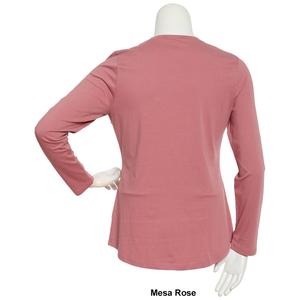 Juniors Plus Aveto Long Sleeve Crew Neck Tee alternate view
