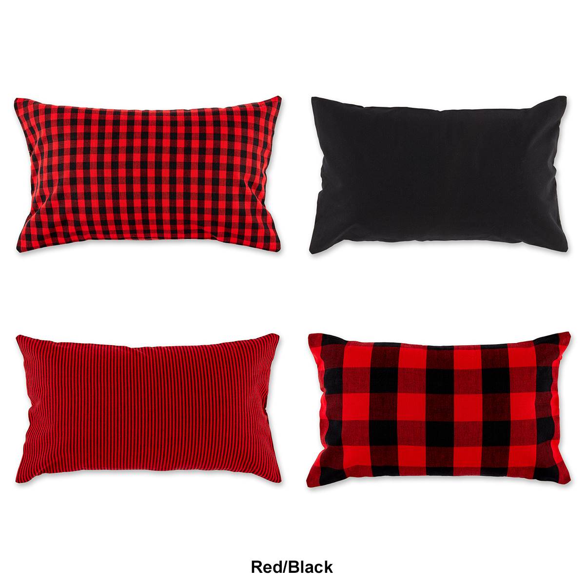 DII(R) Assorted Pillow Covers Set Of 4 - 12x20