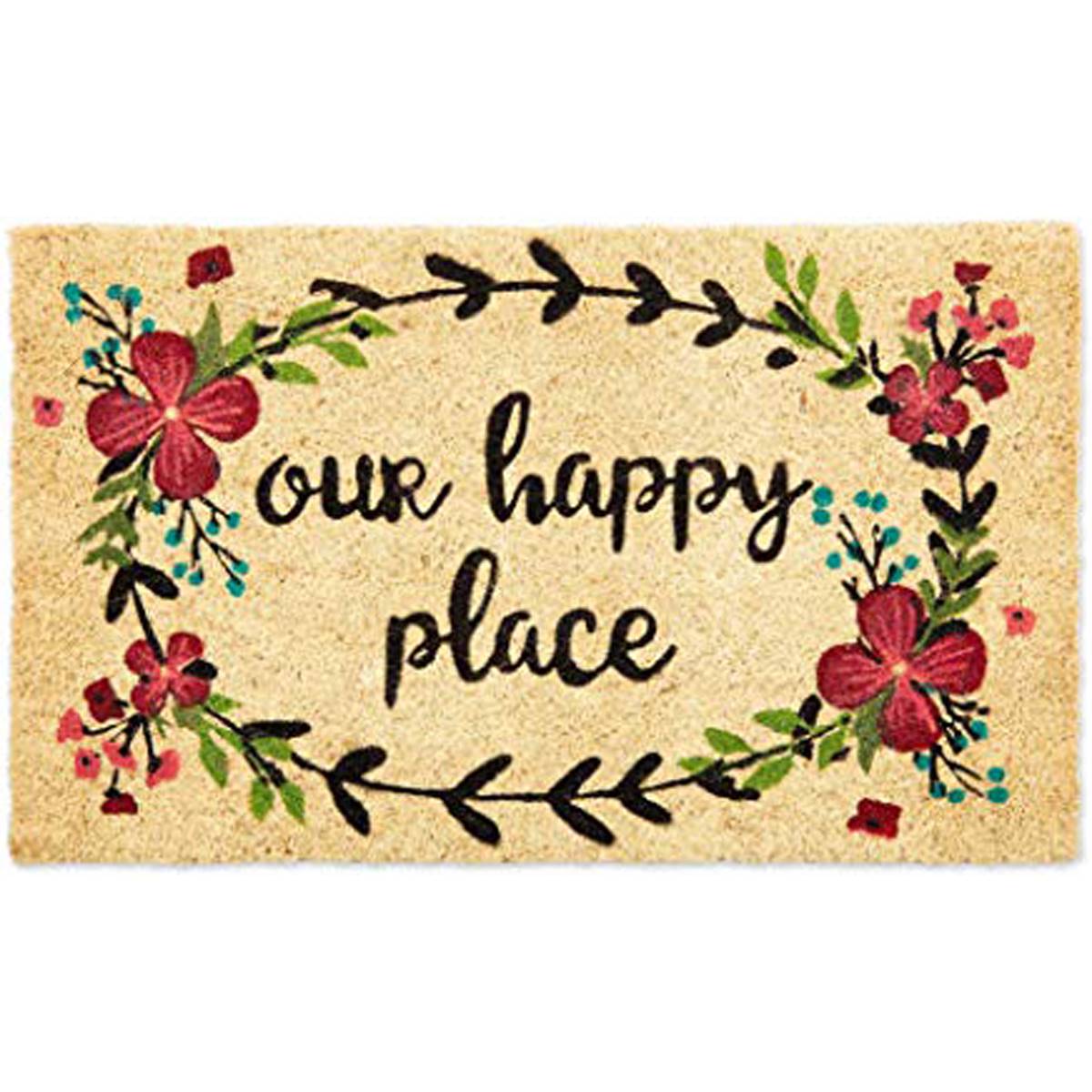 Design Imports Our Happy Place Doormat