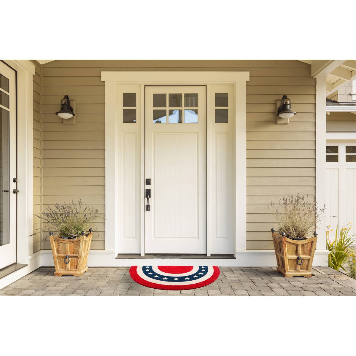 Design Imports Patriotic Doormat