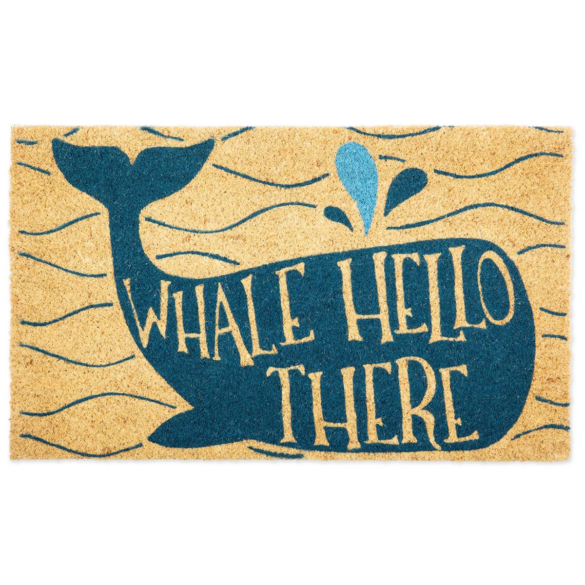 Design Imports Whale Hello There Doormat