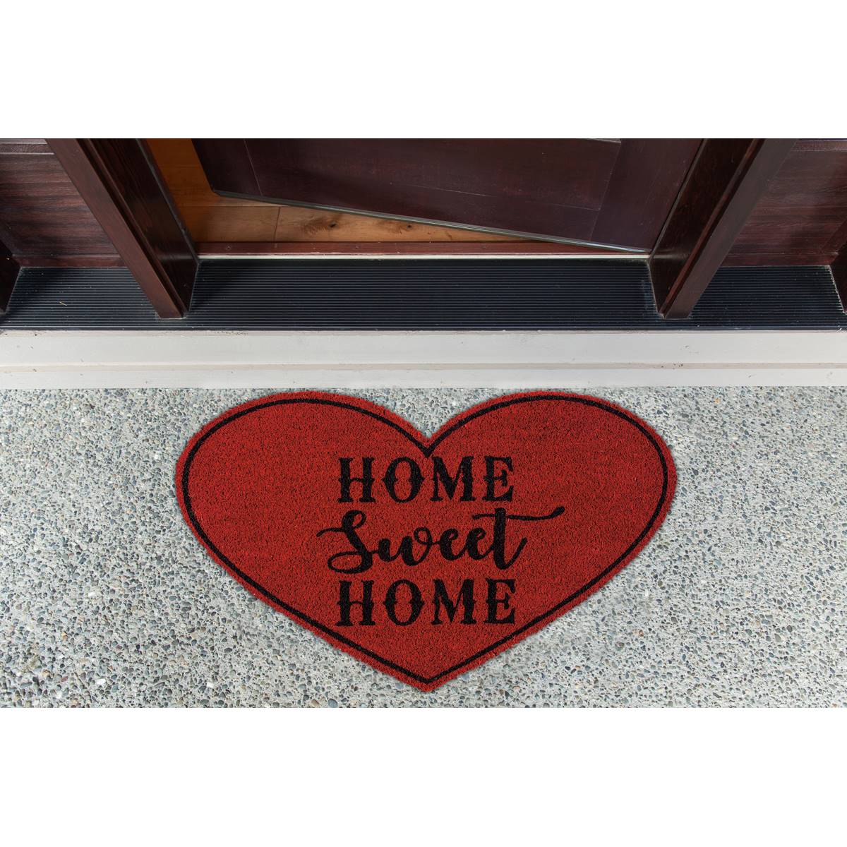 Design Imports Home Sweet Home Heart Doormat