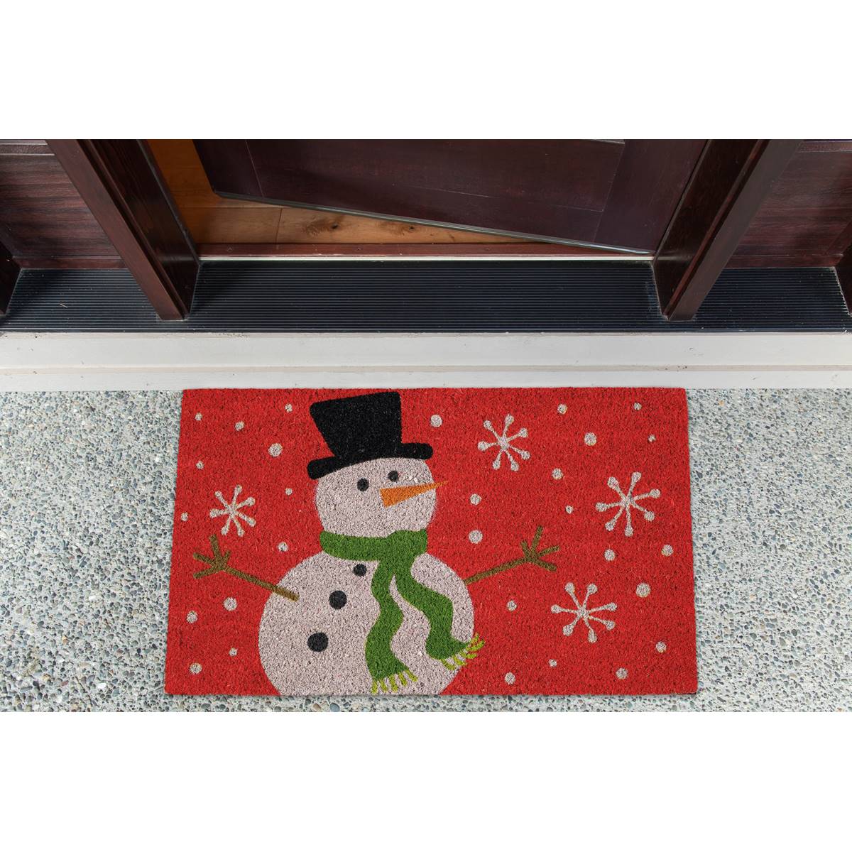 Design Imports Snowman Doormat