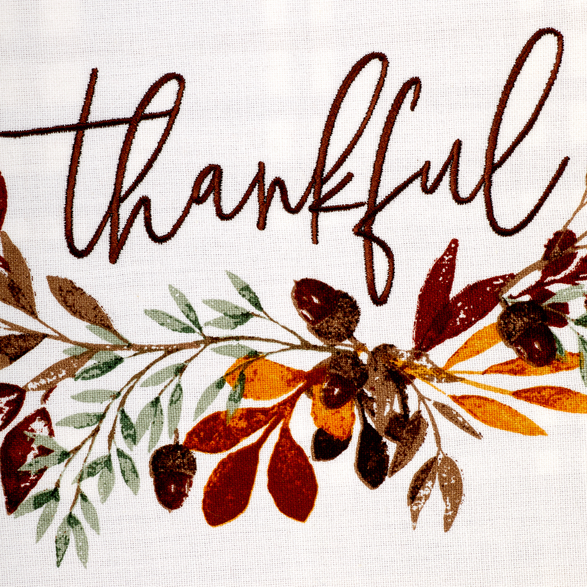 DII(R) Embellished Thankful Reversible Placemats - Set Of 4