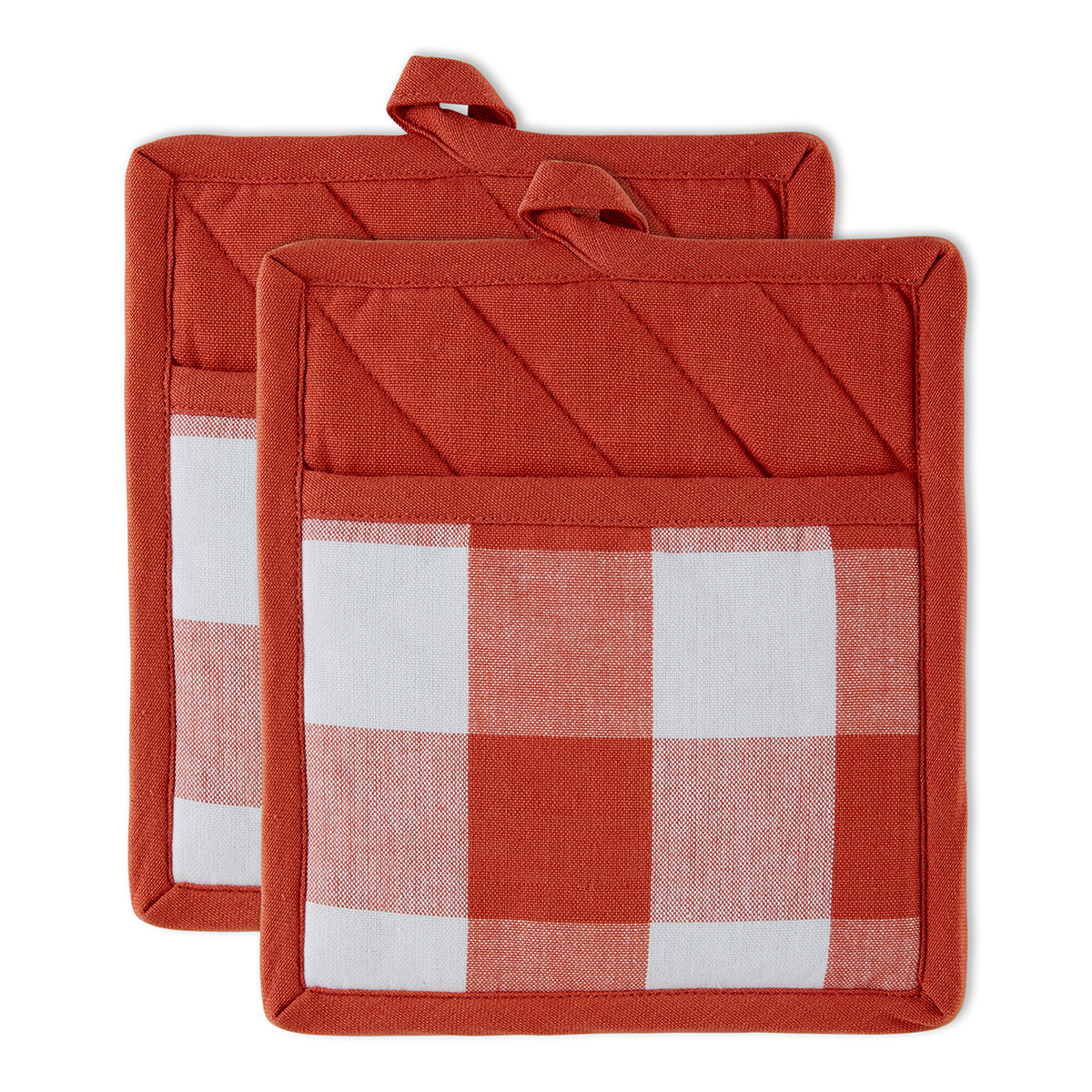 DII(R) Buffalo Checked Pot Holders - Set Of 2