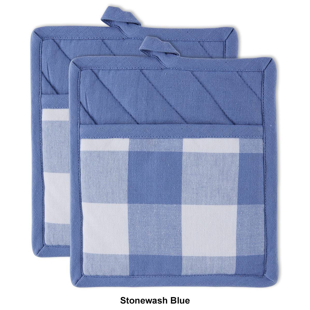 DII(R) Buffalo Checked Pot Holders - Set Of 2