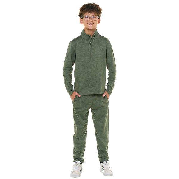 Boys (8-20) Avalanche(R) 2pc. Poly Cashmere 1/4 Zip Set alternate view