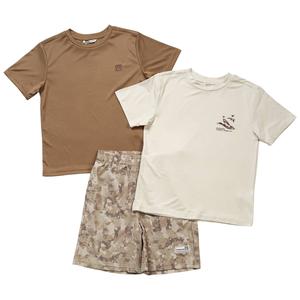 Boys (8-12) Avalanche(R) 3pc. Camo Shorts Set - Silver Birch