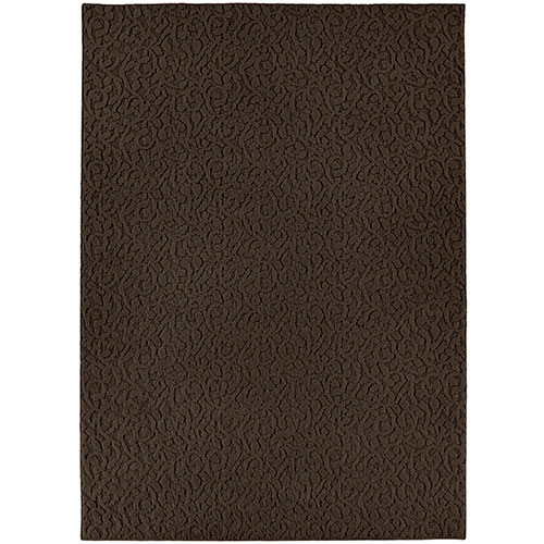 Garland Ivy Rectangular Area Rug - Chocolate