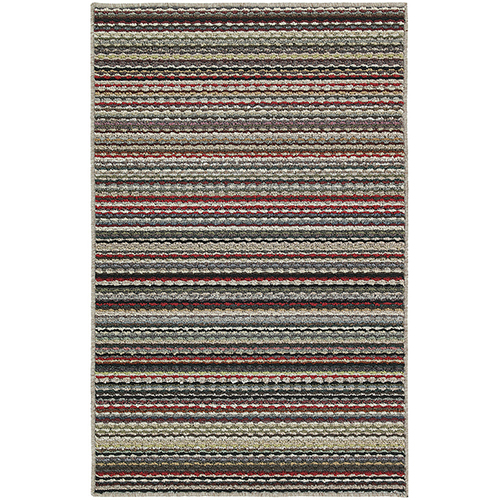 Garland Carnival Stripe Rectangle Area Rug - Multi