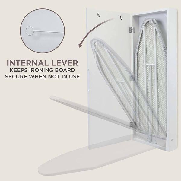 Ivation Wall Mounted Left Side Door Ironing Board alternate view