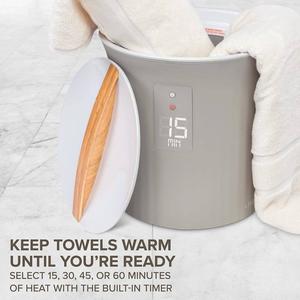 LiveFine Small Bucket Style Electric Towel Warmer alternate view